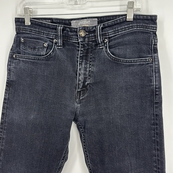 Revtown Decade Denim Taper Jeans Men’s Size 30x28” in Black - Picture 2 of 8